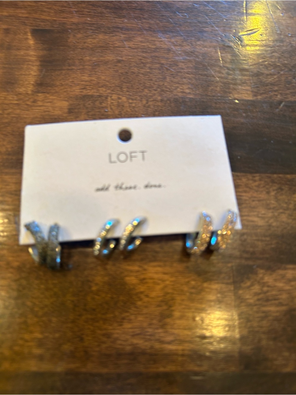 LOFT Mixed Metal Twisted Huggie Earring Set - Silver & Gold